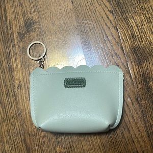 Teal coin purse